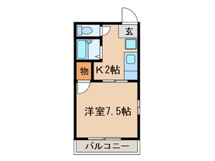 キララハイツの物件間取画像